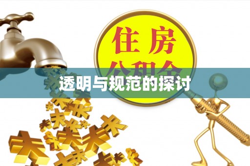 万源透明与规范的探讨